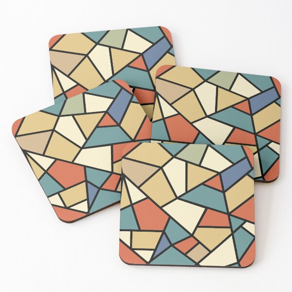 Item preview, Retro Color Mosaic Seamless Pattern – Vintage Geometric Tile Design designed and sold by Retro Street Studios.