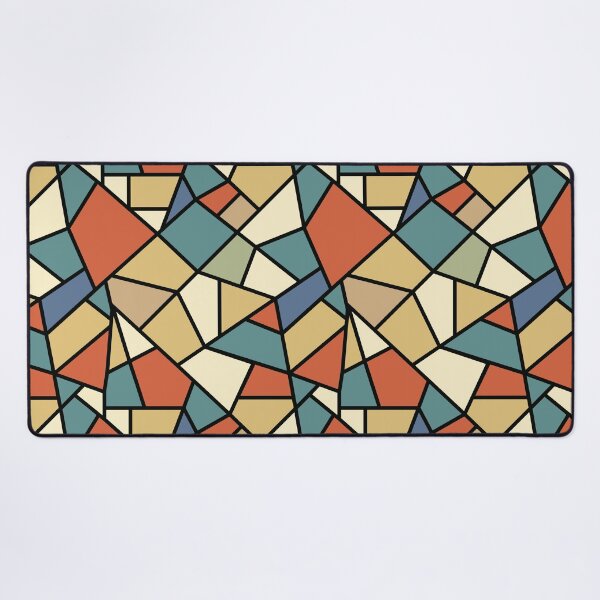 Item preview, Retro Color Mosaic Seamless Pattern – Vintage Geometric Tile Design designed and sold by Retro Street Studios.