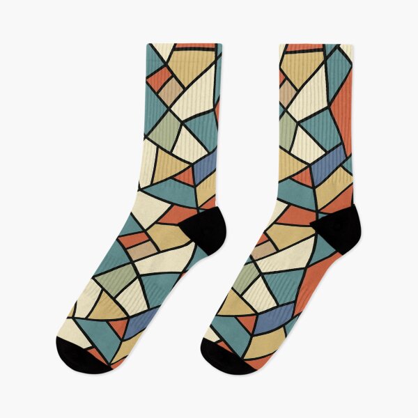 Item preview, Retro Color Mosaic Seamless Pattern – Vintage Geometric Tile Design designed and sold by Retro Street Studios.