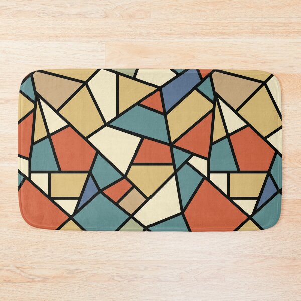 Item preview, Retro Color Mosaic Seamless Pattern – Vintage Geometric Tile Design designed and sold by Retro Street Studios.