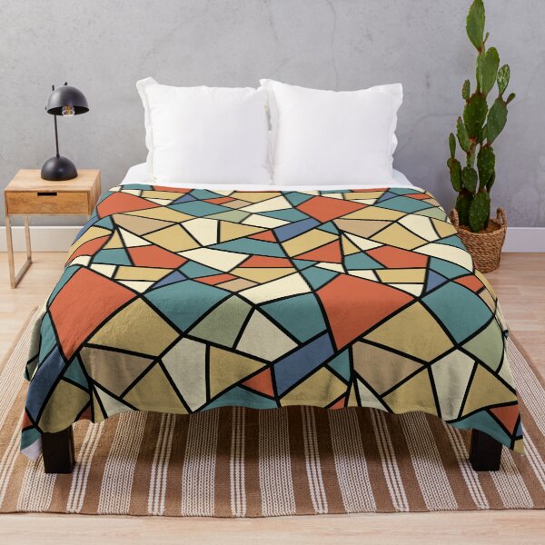 Item preview, Retro Color Mosaic Seamless Pattern – Vintage Geometric Tile Design designed and sold by Retro Street Studios.