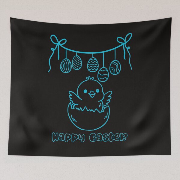 Item preview, Happy easter,Easter chicken,Blue,Chicken,Egg designed and sold by bozet.