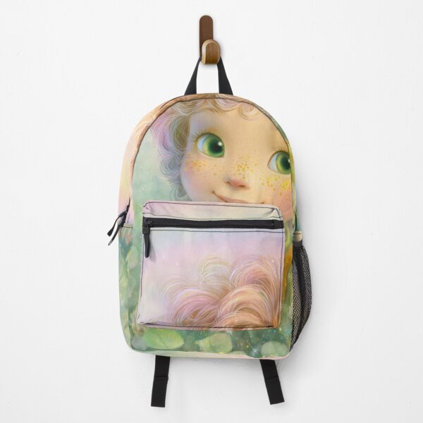 Item preview, Cute clover leprechaun – magical St Patrick’s Day fairy art designed and sold by olenapetol.