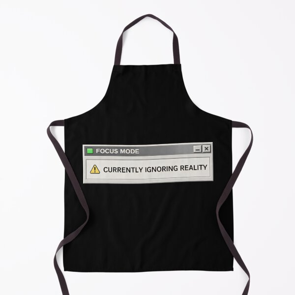 Item preview, Currently Ignoring Reality – Retro System Status Humor designed and sold by Mad Factory Designs.