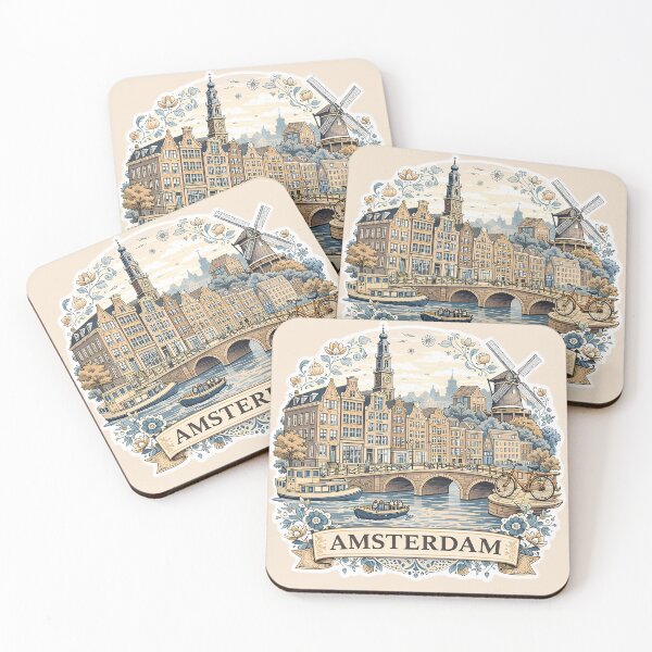 Item preview, Amsterdam Dutch City Sticker designed and sold by Alice Cristalis.