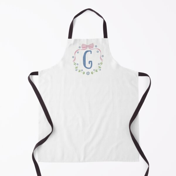 Item preview, G Initial Flowers and Bows Watercolour Wreath designed and sold by winterpumpkin.