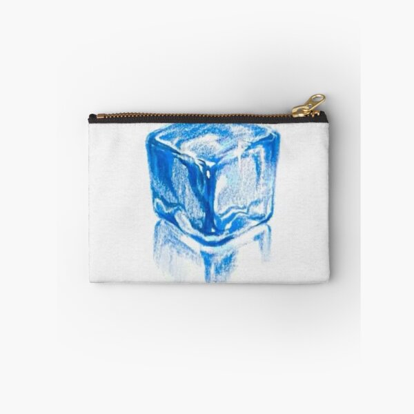 Item preview, Blue Ice Cube – Minimalist Watercolor Illustration designed and sold by ForestHorizon.