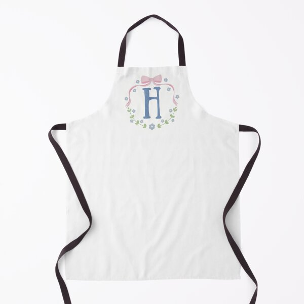 Item preview, H Initial Flowers and Bows Watercolour Wreath designed and sold by winterpumpkin.