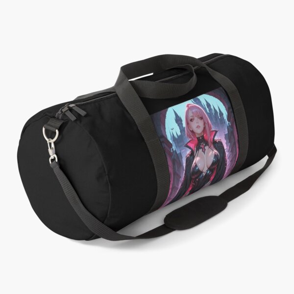 Item preview, Anime waifu vampire cyberpunk with pink hair designed and sold by Planet Utoppia.