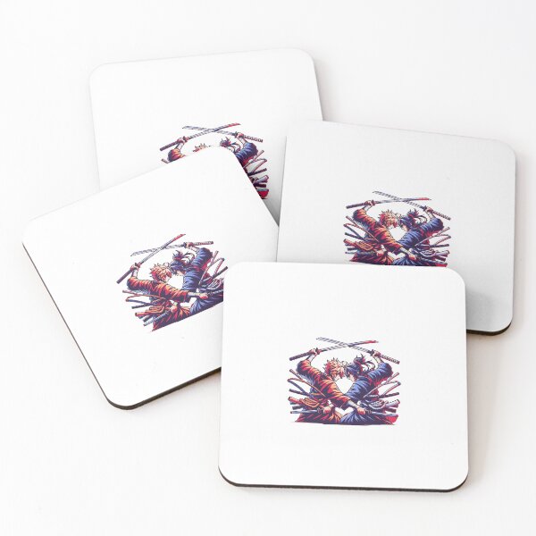 Item preview, Epic Samurai Duo Back to Back Illustration designed and sold by nikita021.