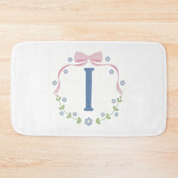 Item preview, I Initial Flowers and Bows Watercolour Wreath designed and sold by winterpumpkin.