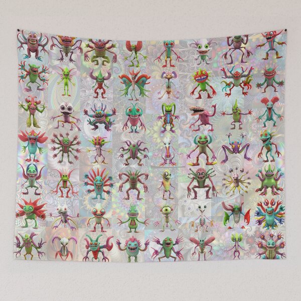 Item preview, Monstruos de IA designed and sold by Montage-Madness.