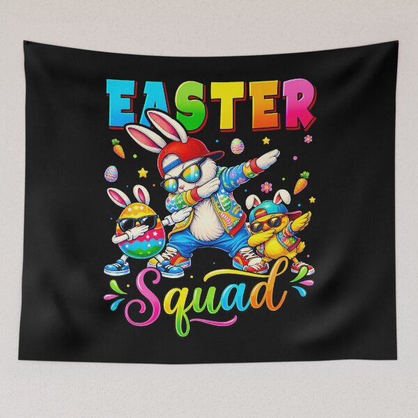 Item preview, Easter Squad Funny Easter Bunny Family designed and sold by Patchina.