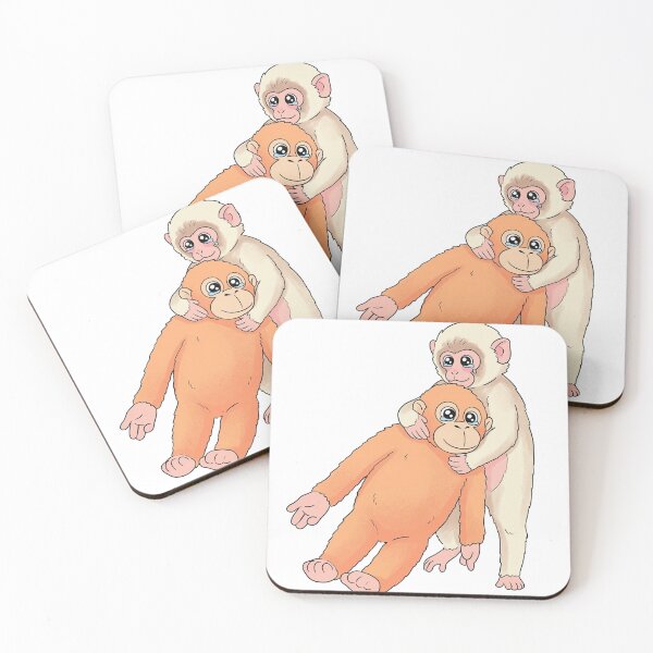 Item preview, Punch Monkey Hugging Plush Friend designed and sold by Vibe-Vortex.