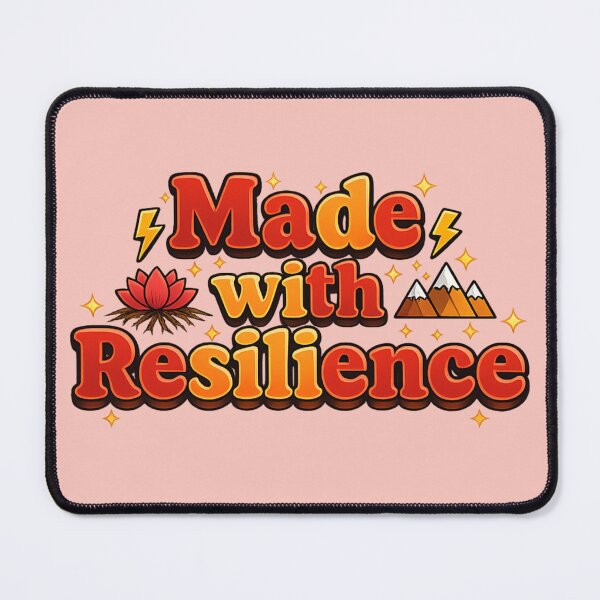 Item preview, Made with Resilience Inspirational Art designed and sold by MarselArt.