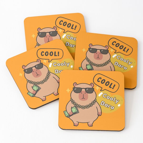 Item preview, Cool Capybara With Sunglasses Kawaii  designed and sold by trelykreativ.