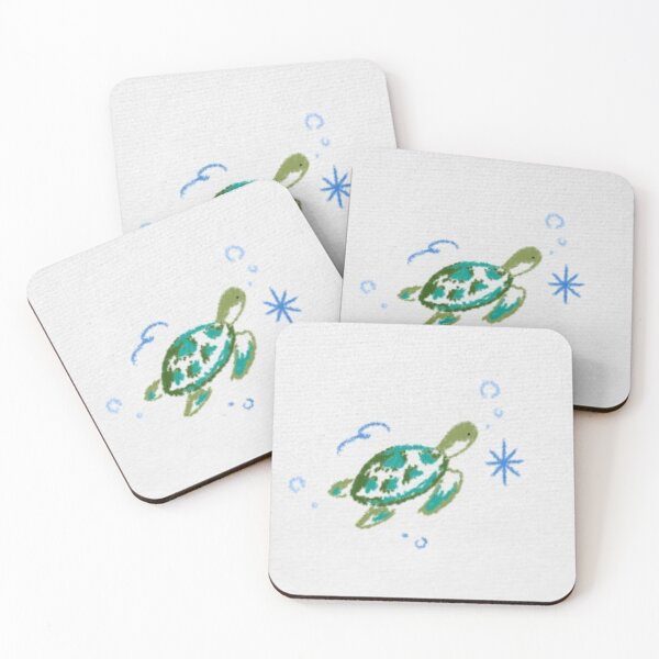 Item preview, Cute Sea Turtle – Watercolor Ocean Illustration designed and sold by ForestHorizon.