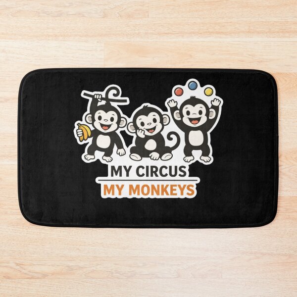 Item preview, Well Crap Turns Out This is My Circus Those are My Monkeys My Circus My Monkeys Funny Parenting Meme Sticker designed and sold by VibeOffline Studio.