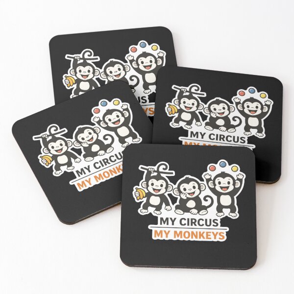 Item preview, Well Crap Turns Out This is My Circus Those are My Monkeys My Circus My Monkeys Funny Parenting Meme Sticker designed and sold by VibeOffline Studio.