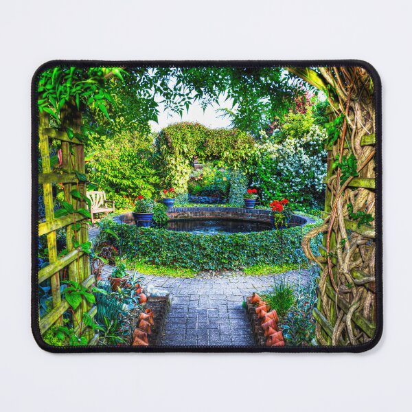 Item preview, English Country Garden Archway and Pond designed and sold by Paul Thompson Photography.