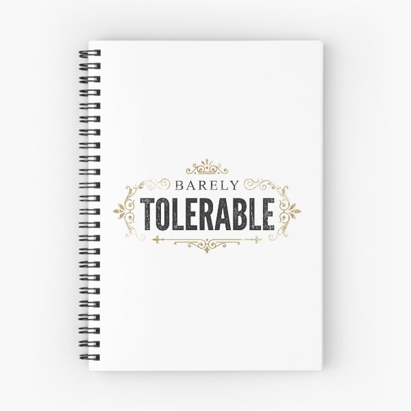 Item preview, Barely Tolerable Mr Darcy Quote Pride and Prejudice designed and sold by Fenay Designs.
