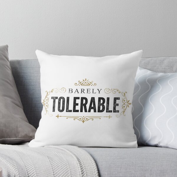 Item preview, Barely Tolerable Mr Darcy Quote Pride and Prejudice designed and sold by Fenay Designs.