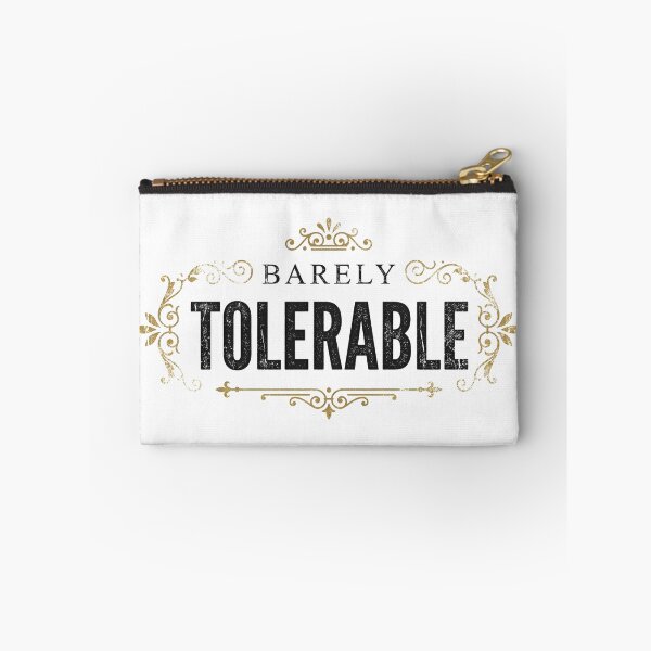 Item preview, Barely Tolerable Mr Darcy Quote Pride and Prejudice designed and sold by Fenay Designs.