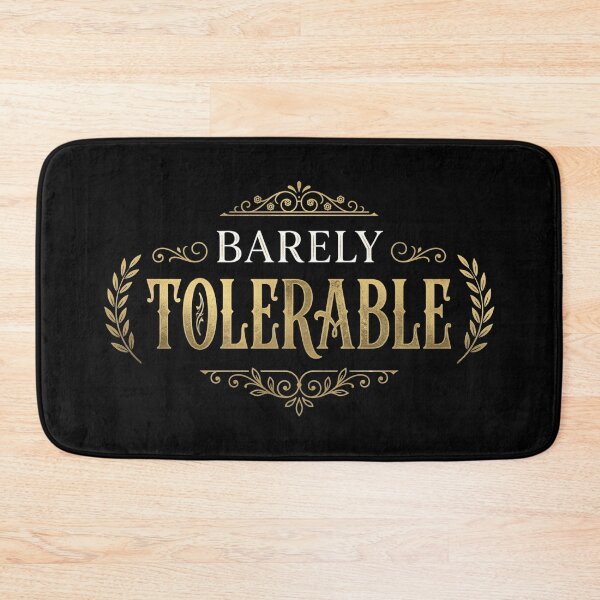 Item preview, Barely Tolerable Jane Austen Quote Pride and Prejudice designed and sold by Fenay Designs.