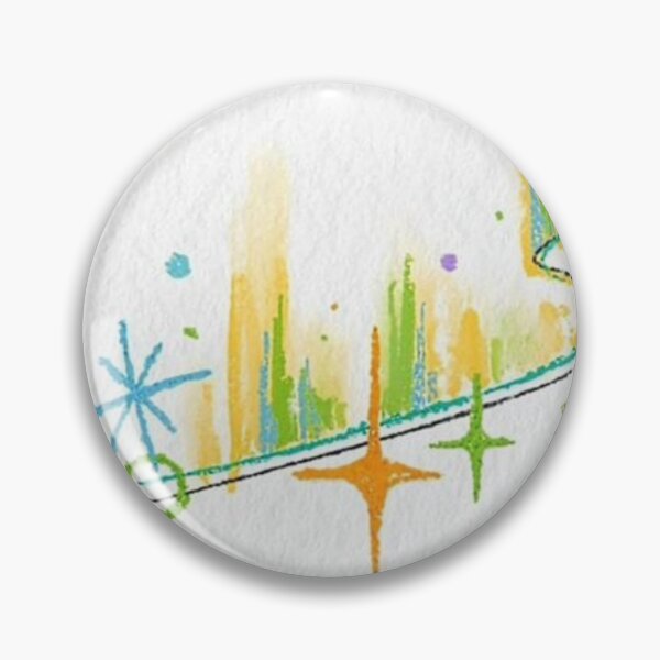 Item preview, Retro Atomic Abstract – Mid Century Watercolor Illustration designed and sold by ForestHorizon.