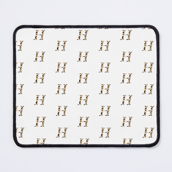 Item preview, Letter H with Leopard Pattern designed and sold by LilasStyle.