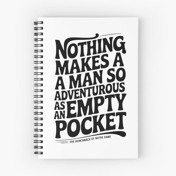 Item preview, Classic "Empty Pocket" Hunchback Literature Tee designed and sold by Enea Kelo.