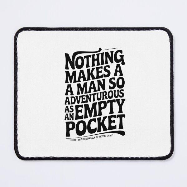Item preview, Classic "Empty Pocket" Hunchback Literature Tee designed and sold by Enea Kelo.