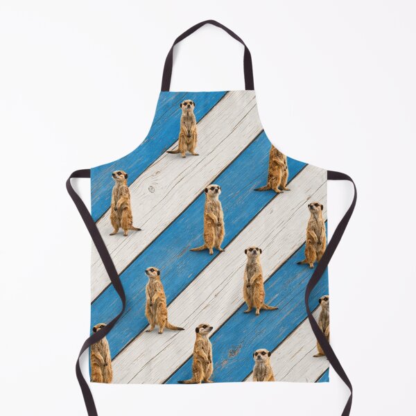 Item preview, Meerkat Pattern | Cute Meerkat Repeat Pattern | Blue Striped Animal Design designed and sold by chihuahuashower.
