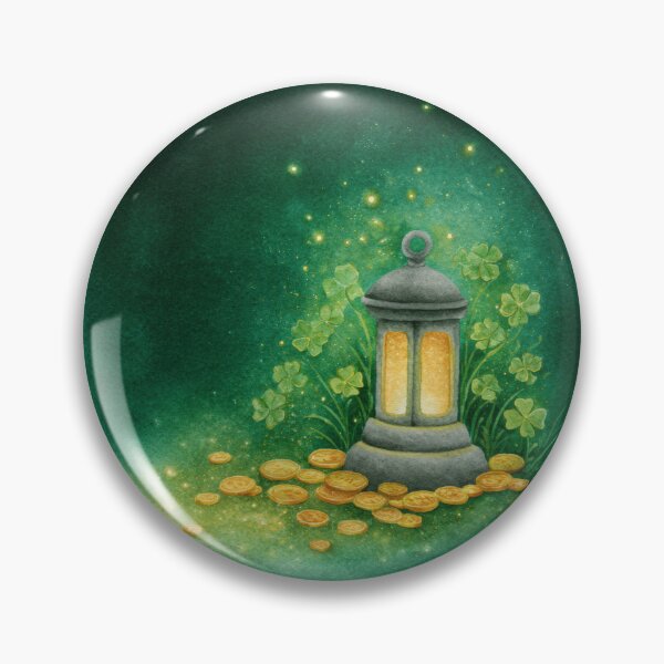 Item preview, Magical lucky lantern – St Patrick’s Day gold treasure designed and sold by olenapetol.