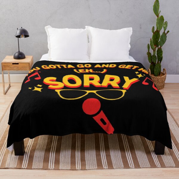 Item preview, Multicolor "Sorry" Guy Lyrics Meme  designed and sold by CDPrintsDesigns.