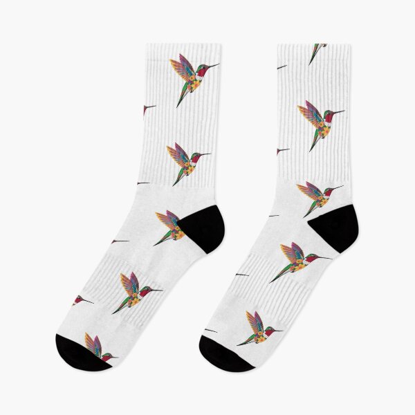 Artikelvorschau, Vintage-Stil, farbenfrohes Kolibri-Muster, verspieltes Blumenmuster entworfen und verkauft von SOUFIANE1991.