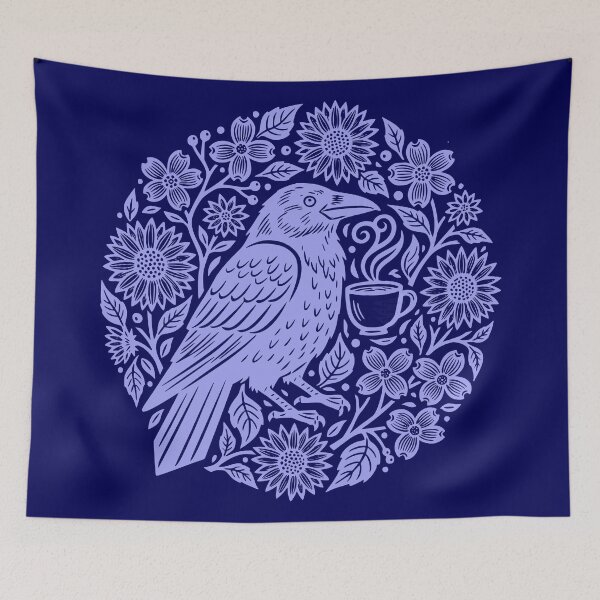 Item preview, Raven Crow Coffee Funny Hello Darkness designed and sold by Colorfulman.