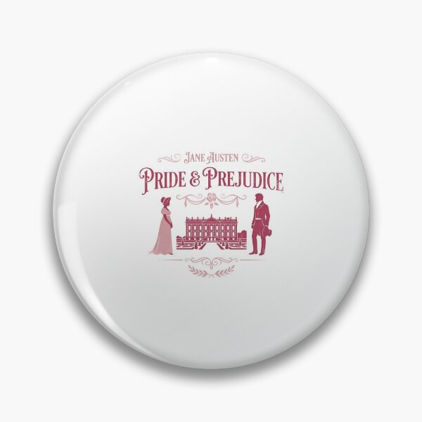 Item preview, Jane Austen Pride & Prejudice Pink Estate Silhouettes designed and sold by Fenay Designs.