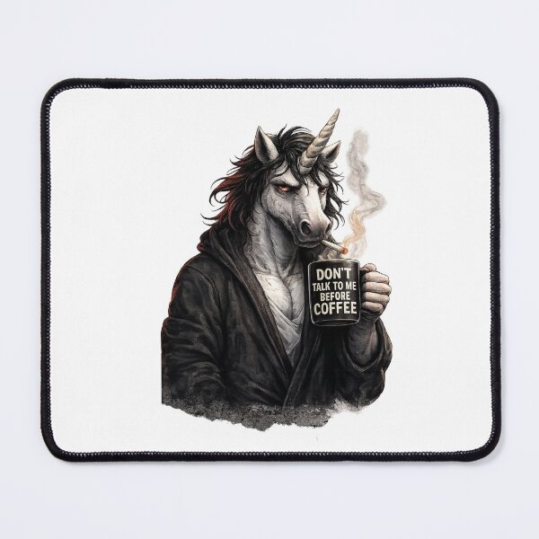 Item preview, Grumpy Coffee Unicorn – Funny Sarcastic Unicorn Design designed and sold by UnglaublichGut.