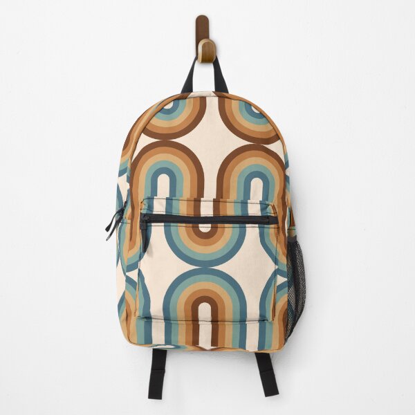 Item preview, Retro Mid Century Modern - Blue, beige and chocolate brown designed and sold by JMgraphic.