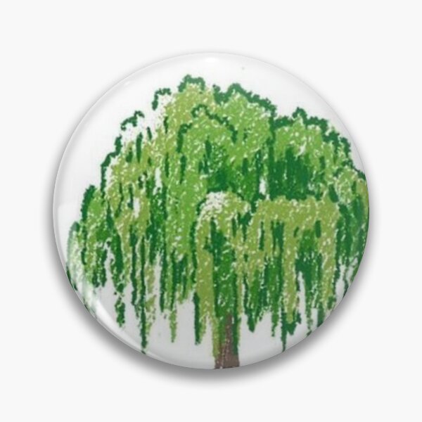 Item preview, Weeping Willow Tree – Minimal Watercolor Nature Illustration designed and sold by ForestHorizon.