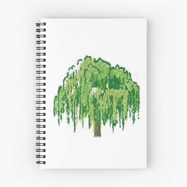 Item preview, Weeping Willow Tree – Minimal Watercolor Nature Illustration designed and sold by ForestHorizon.