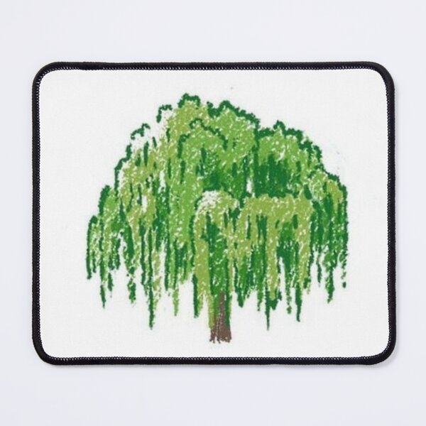 Item preview, Weeping Willow Tree – Minimal Watercolor Nature Illustration designed and sold by ForestHorizon.