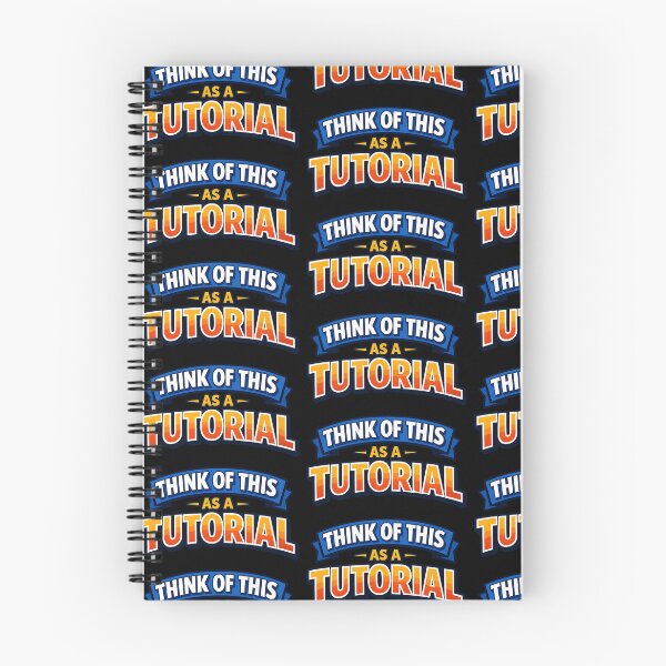Item preview, Think Of This As A Tutorial Funny Programmer Humor Design designed and sold by TeeTimeTreasure.