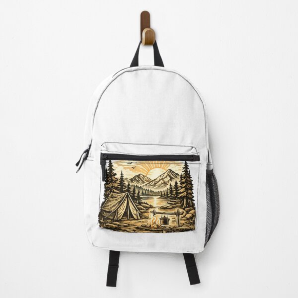 Item preview, Cute Camping Weekends Hiking Adventure Art Perfect Hat Gift Idea designed and sold by Divakar Fashion.
