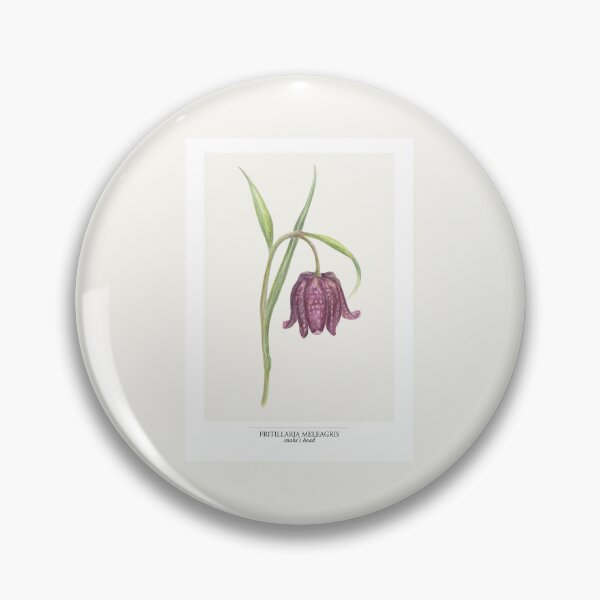 Item preview, Snake’s Head Fritillary Botanical Illustration – Fritillaria meleagris | Vintage Witchy Botanical Art (off white) designed and sold by paintingbetween.
