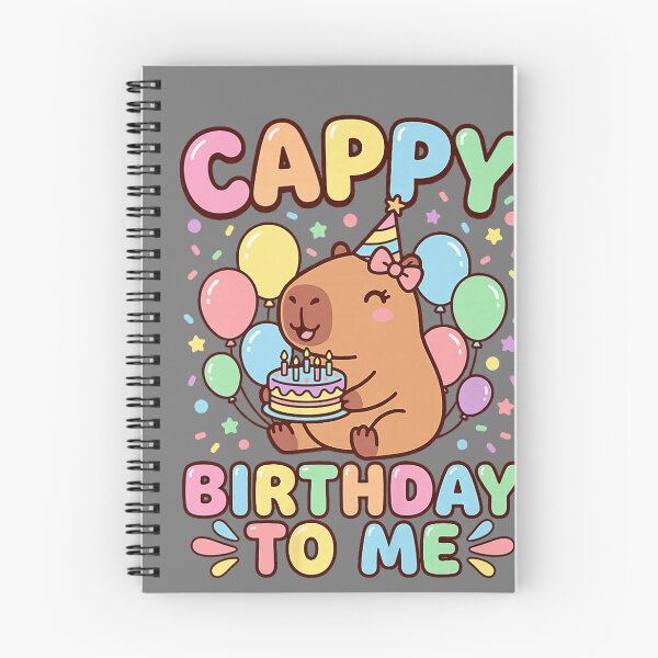 Item preview, Cappy Birthday Capybara Birthday to Me designed and sold by mjohnson9.