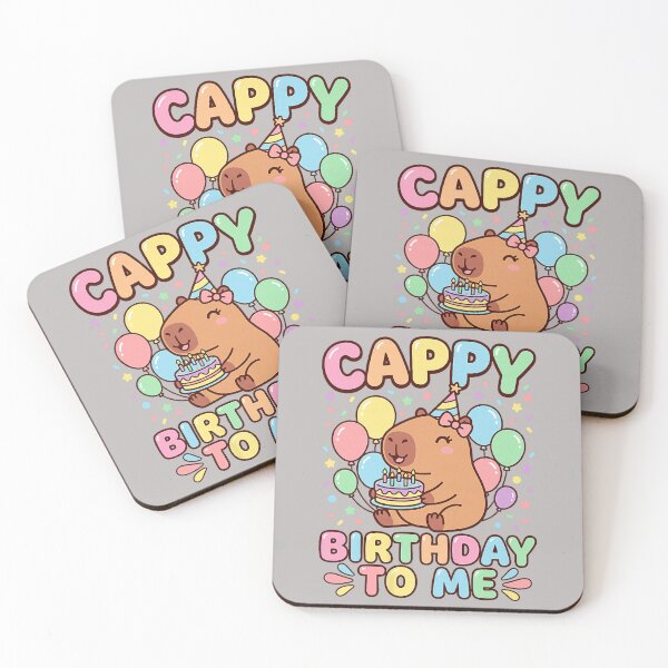 Item preview, Cappy Birthday Capybara Birthday to Me designed and sold by mjohnson9.