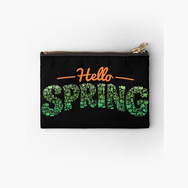 Item preview, Hello Spring Nature Doodle Lettering  designed and sold by sachpica.