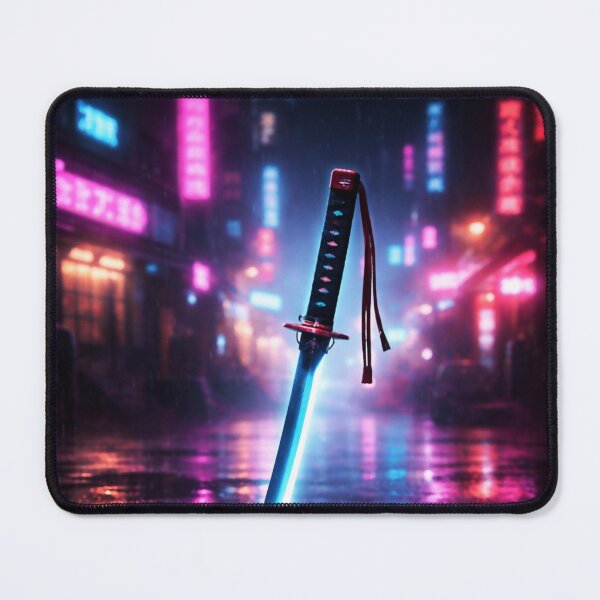 Item preview, Neon Katana Street designed and sold by ApGraphicDesigns.